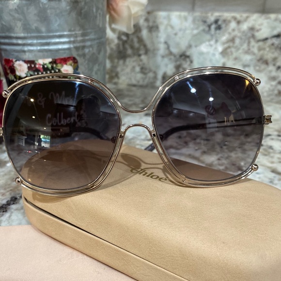 ?HOLD? Chloè Isadora 59mm Grey GradienSunglasses main image 8